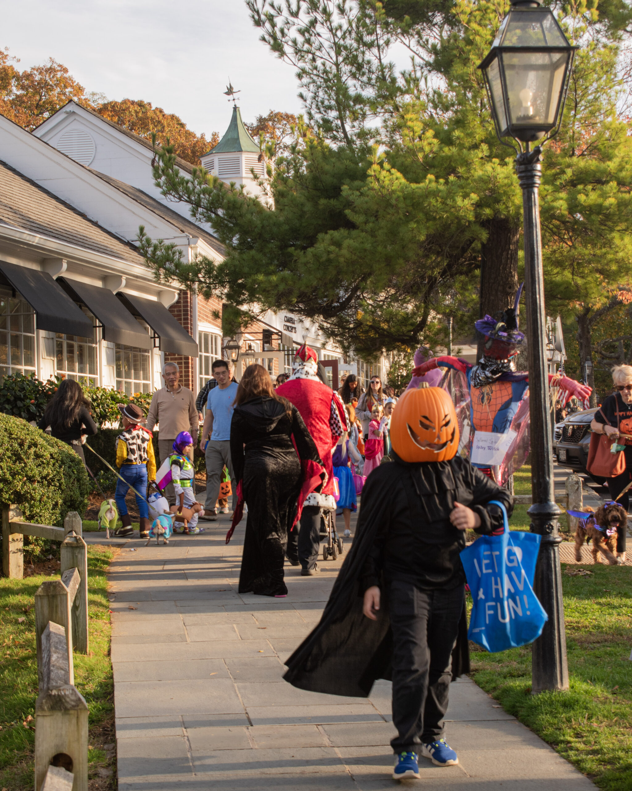 Photo of trick-or-treaters